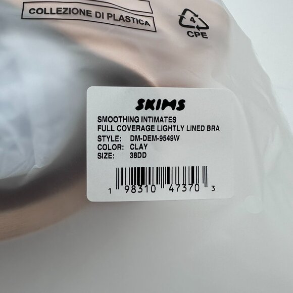 SKIMS Women's Smoothing Intimates Full Coverage Lightly Lined Bra,  Clay Color - Picture 14 of 16